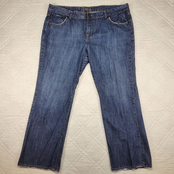 Bitten Sarah Jessica Parker 100% cotton blue jeans‎ size 22R - Picture 1 of 7